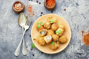 Breaded Garlic Mushrooms